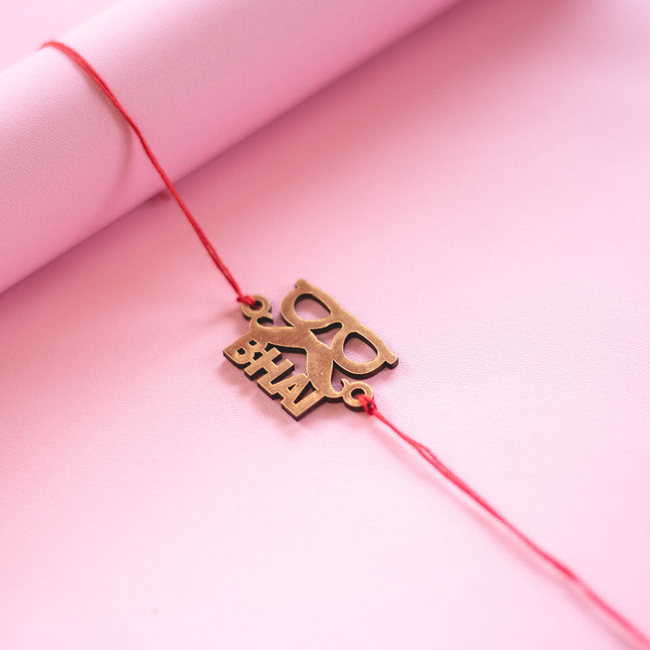 Super Bro Mdf Rakhi - Close-up Front View (4)
