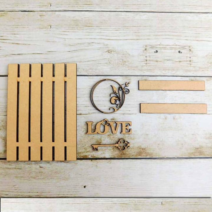 Saver Bundle - Ready to Paint MDF Fridge Magnet - Rustic Door