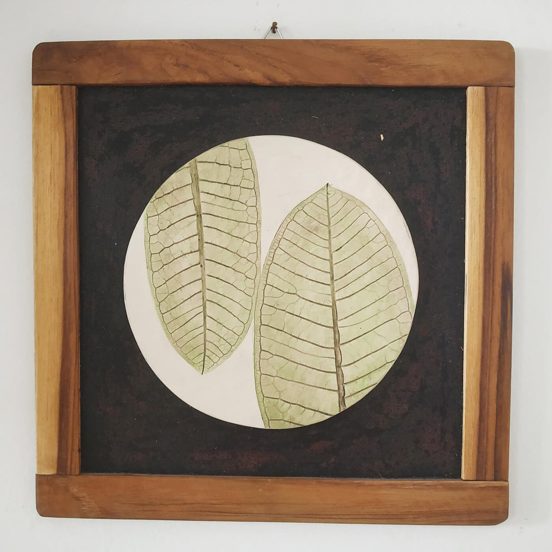 Leaf Imprint Wall Decor