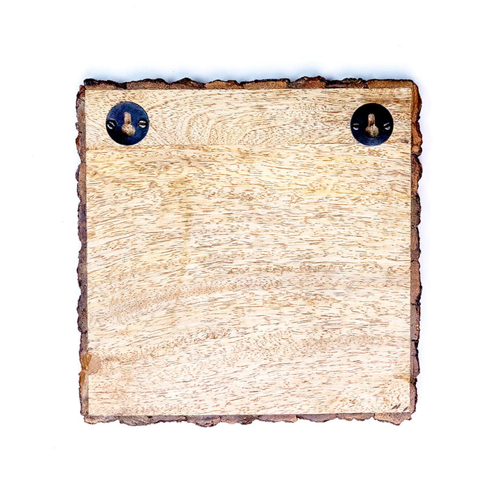 "Every Love Story" Bark Edge Plaque for Couples