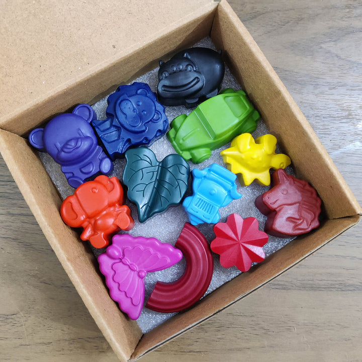Personalized Solid Wax Crayons with Shape Crayons for Kids