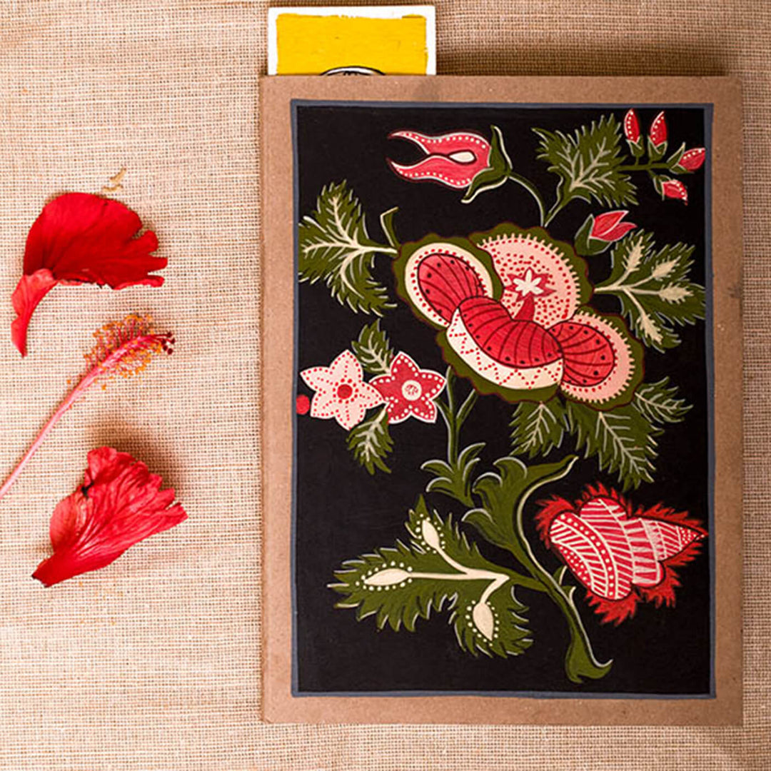 Hand-painted Diary - Bearded Iris