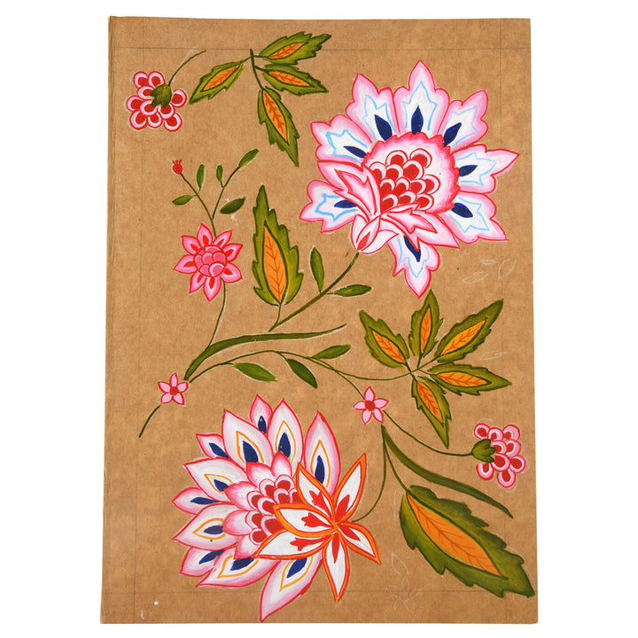 Hand-painted Diary - Mughal Chintz