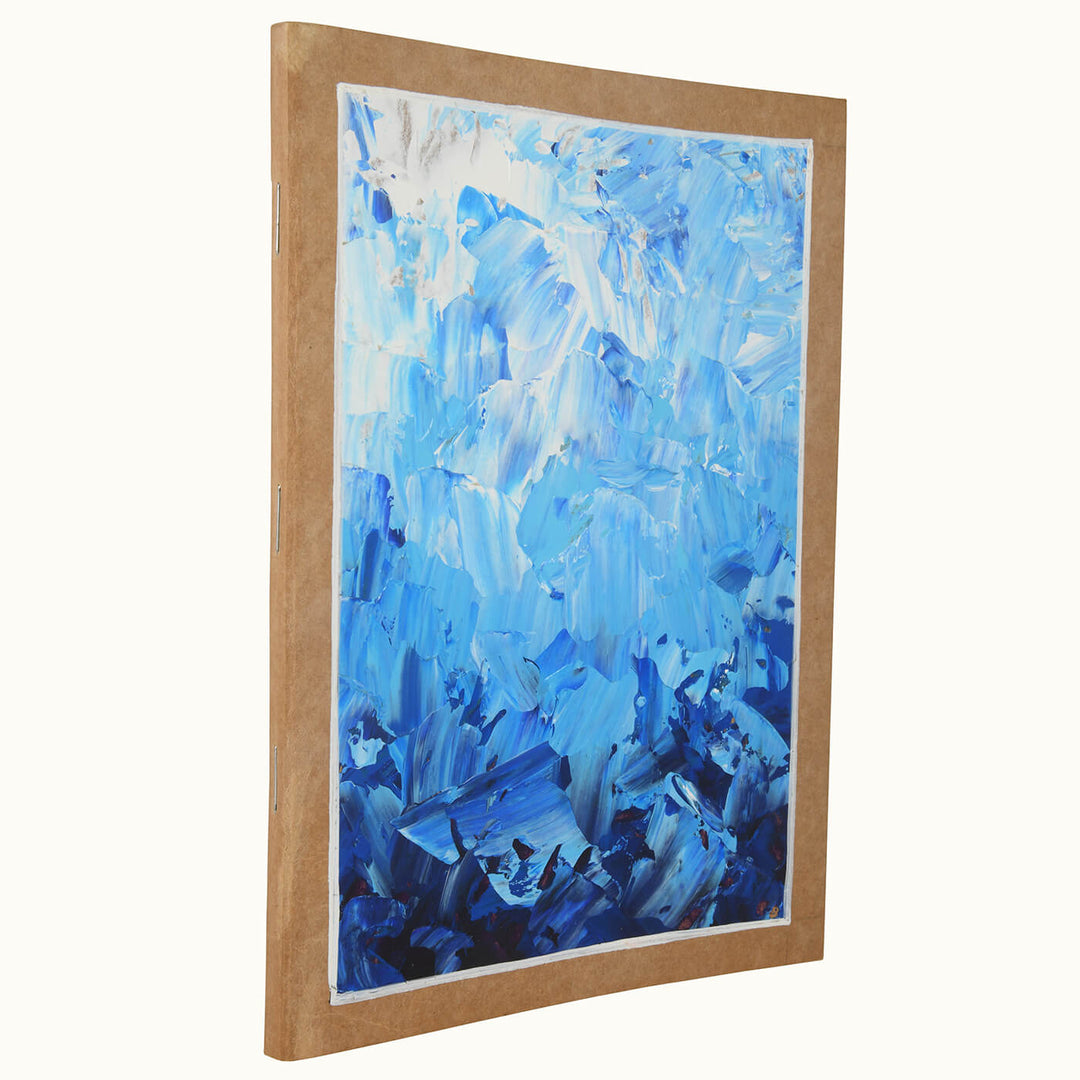 Hand-painted Diary - Ocean Hues