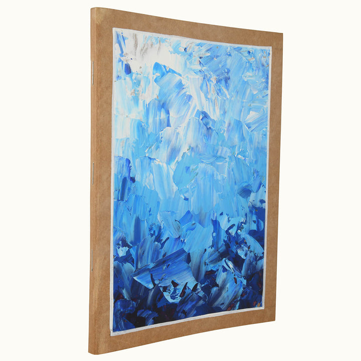 Hand-painted Diary - Ocean Hues
