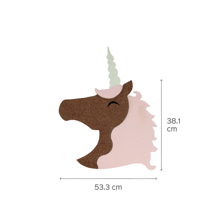 Majestic Unicorn Cork Pinboard for Kids