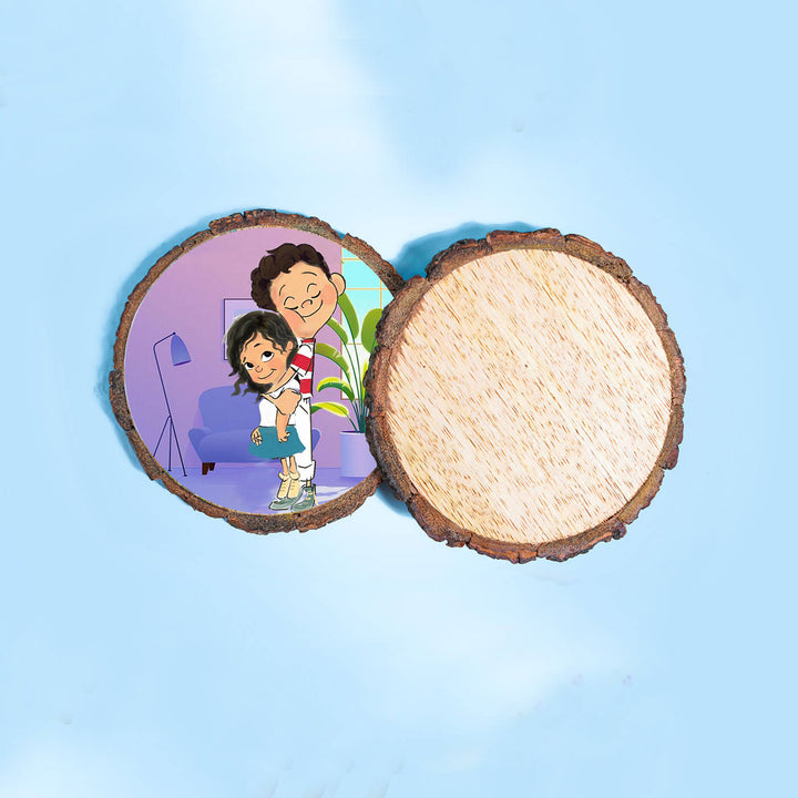 Hand-painted Personalized Character Coasters For Couples - Set of 2