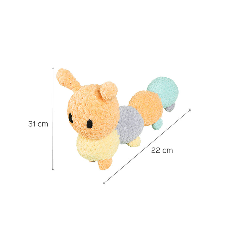 Colorful Caterpillar Crochet Toy