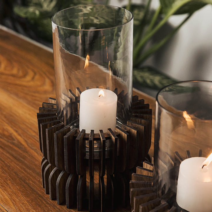 Charlotte Hurricane Candle Holder| Set of 2