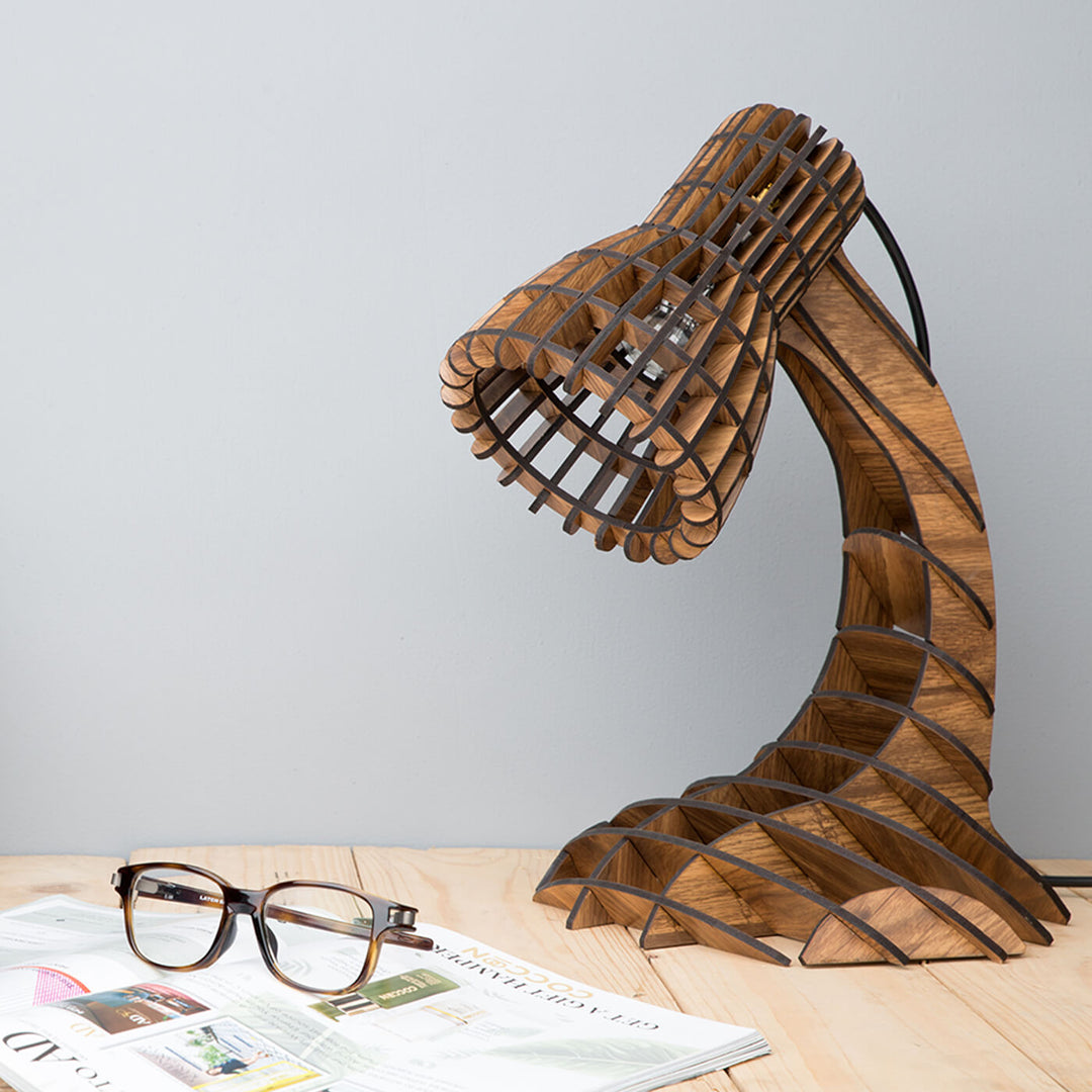 Wooden Desk Light Without Bulb