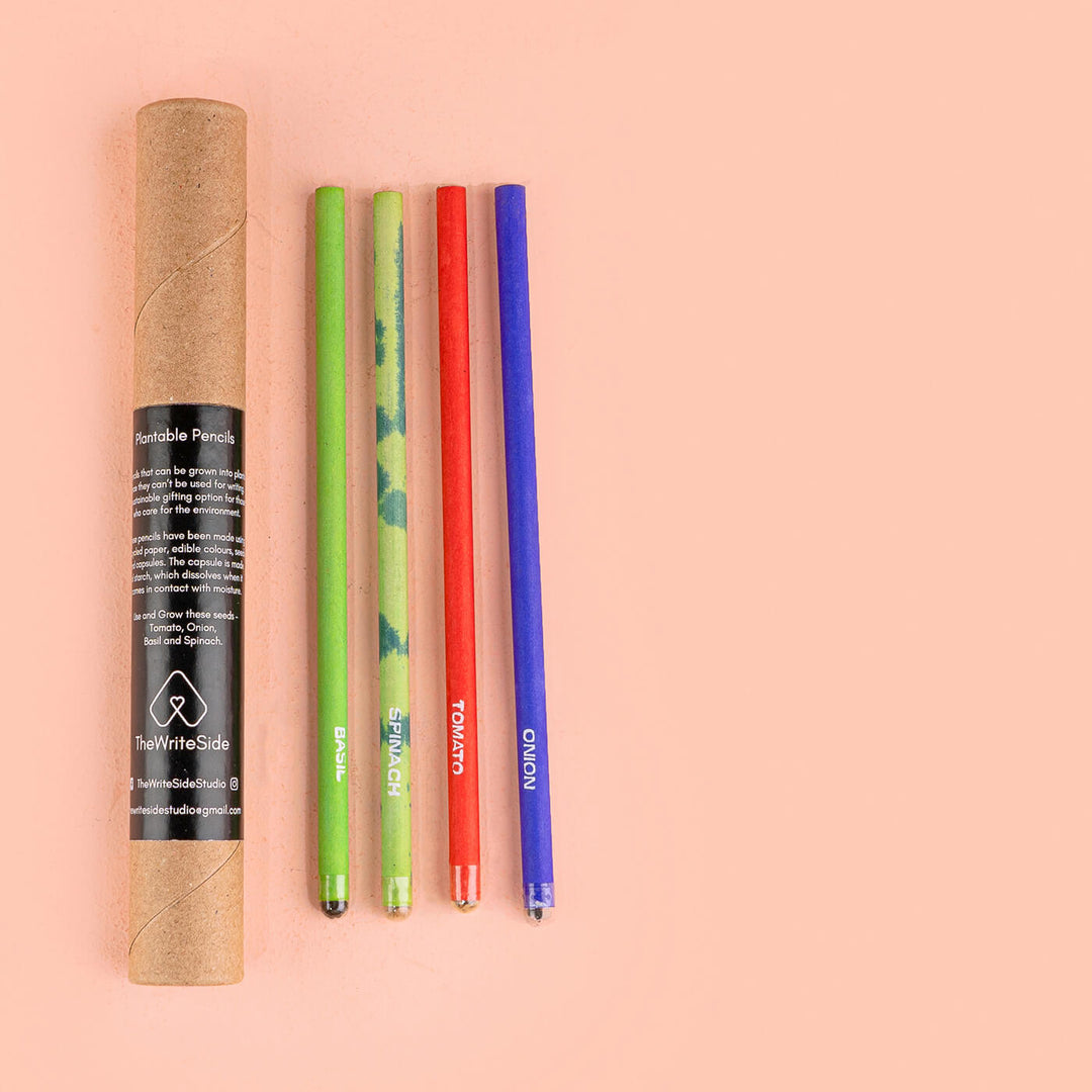 Plantable Seed Pencil Set 4