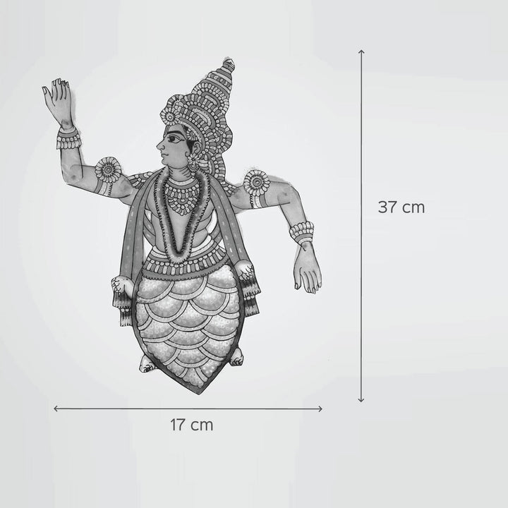 Dasavatharam Leather Puppet - Kurma