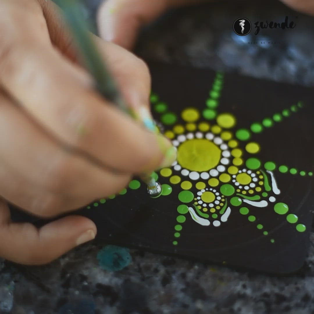 Dot Art Coasters - All Inclusive DIY Kit