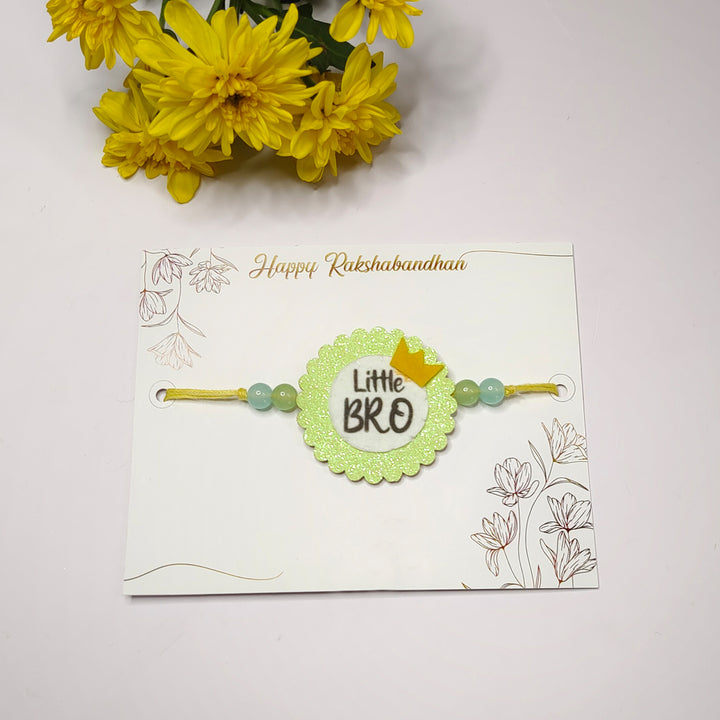 Little Bro Rakhiglow In The Dark - On Greeting Card Display