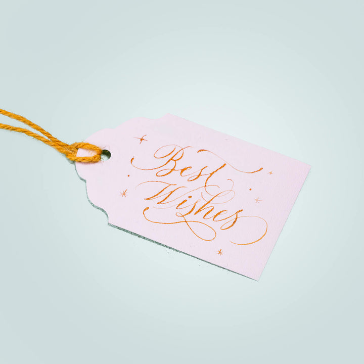 Handwritten Gift Tags (Set of 8) - Best Wishes