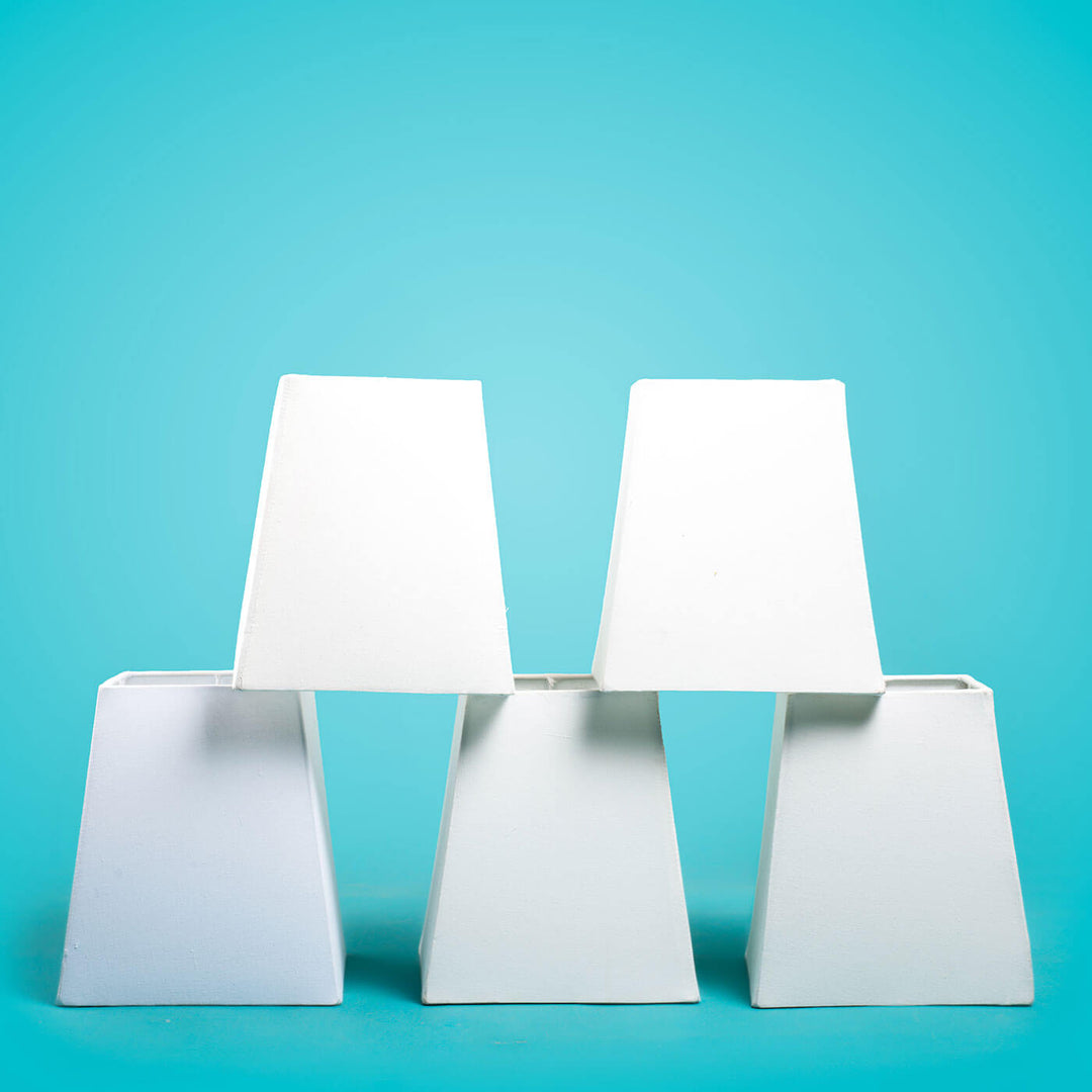 Plain Tabletop Lampshade - Square