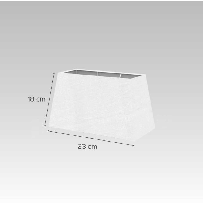 Set of 5 - Plain Tabletop Lampshade - Rectangular