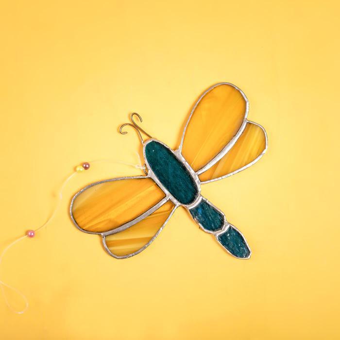 Stained Glass Suncatcher - Dragonfly