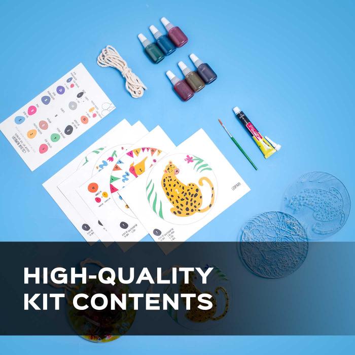 Paint By Number - All Inclusive DIY Kit With Acrylic Sheet Plates